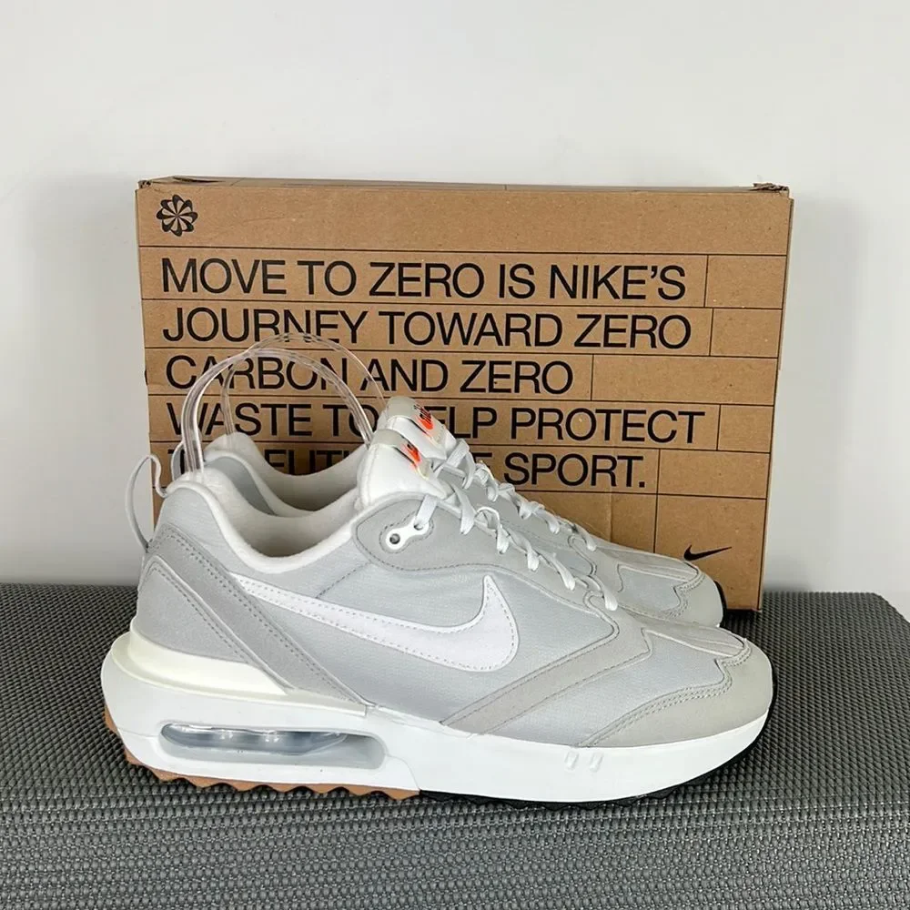 NEW Nike white grey air max dawn athletic sneakers shoes women’s size 9.5